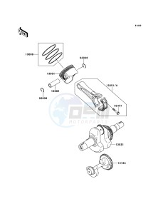 MULE_610_4X4 KAF400AEF EU drawing Crankshaft/Piston(s)