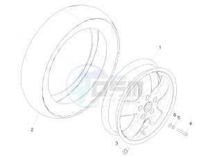 GTV 300 SEI GIORNI IE E4 ABS (NAFTA) drawing Front wheel