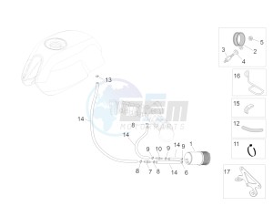 V7 II Racer ABS 750 USA-CND drawing Fuel vapour recover system