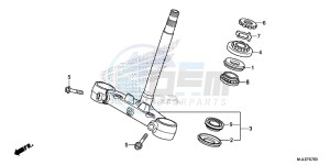 NC750SAF NC750S 4ED - (4ED) drawing STEERING STEM