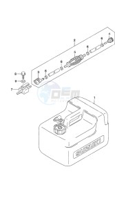 DF 9.9A drawing Fuel Tank