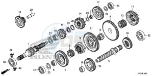 TRX420FE1G TRX420 Europe Direct - (ED) drawing TRANSMISSION (TRX420FE1/FM1/FM2/TE1/TM1)