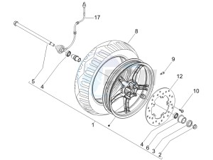 Zip & Zip 50 Fly 100 drawing Front wheel