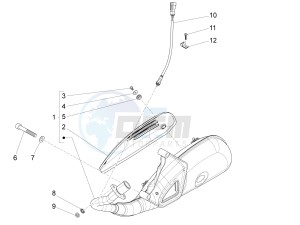 LT 125 4T 3V ie E3 (APAC) (In, Tw, TwI, Vt) drawing Silencer