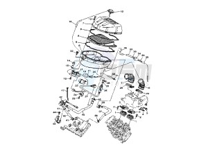 TDM 900 drawing INTAKE