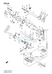 VL800 INTRUDER EU drawing GEAR SHIFTING