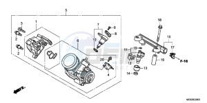 NC700XDD NC700X Dual Cluth ABS 2ED - (2ED) drawing THROTTLE BODY