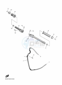 YZF1000D YZF-R1M (B4SJ) drawing STEERING HANDLE & CABLE