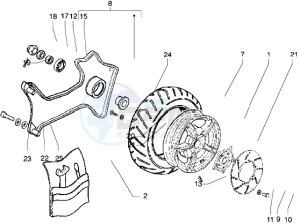 Runner 180 VXR drawing Rear Wheel