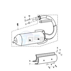 VIVA XRA BE drawing EXHAUST