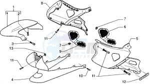 DNA 125 drawing Side covers