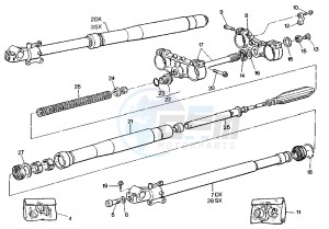 ELEPHANT 900 drawing FRONT FORK FM 001566