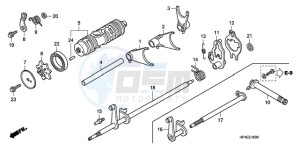 TRX420FPMA U / PS 4WD drawing GEARSHIFT FORK