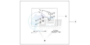 CB600F39 France - (F / CMF ST 25K) drawing HEATED GRIP ATT.