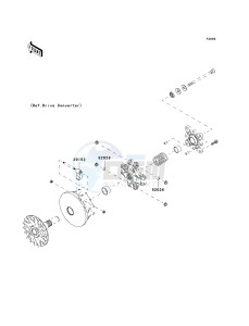 KAF 400 B [MULE 600] (B1) B1 drawing OPTIONAL PARTS-- ENGINE- -