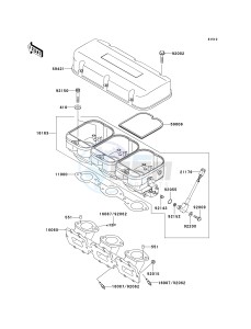 JH 1100 B [ULTRA 130] (B1-B4) [ULTRA 130] drawing THROTTLE