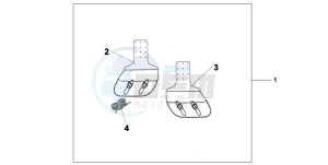 VT750CA drawing THROW OVER BAGS