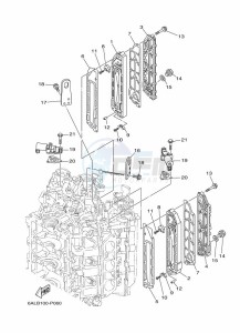 FL225BETX drawing CYLINDER-AND-CRANKCASE-3