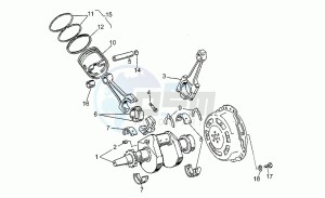 V 35 350 Carabinieri - PA Carabinieri/PA drawing Crankshaft cpl.