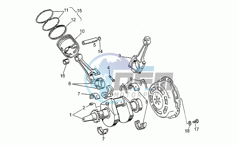 Crankshaft cpl.