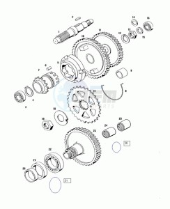 QUADRO_NL_L1 50 L1 drawing Countershaft-mainshaft