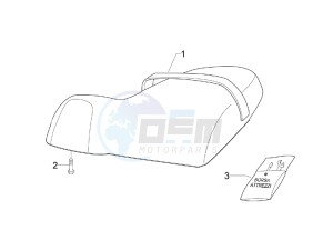 Stalker 50 Naked (UK) UK drawing Saddle seats - Tool roll