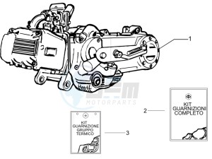 Zip 50 4T 25 Km-h (EMEA) drawing Engine, assembly