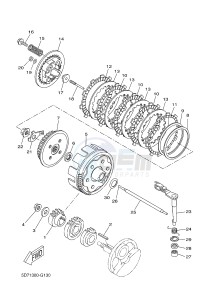 YZF-R125 R125 (5D7F 5D7F 5D7F) drawing CLUTCH