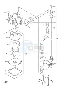 DF 140A drawing Water Pump