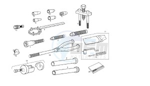 SENDA SM X-RACE - 50 CC VTHSR2A1A drawing WORKSHOP SERVICE TOOLS