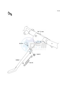 VN 1600 D [VULCAN 1600 NOMAD] (D6F-D8FA) D6F drawing STAND-- S- -