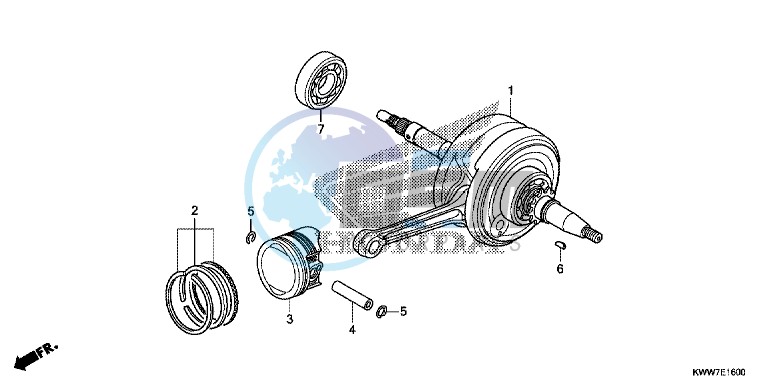 CRANKSHAFT/ PI STON