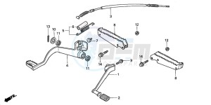 TRX350TM FOURTRAX 350 drawing STEP (1)