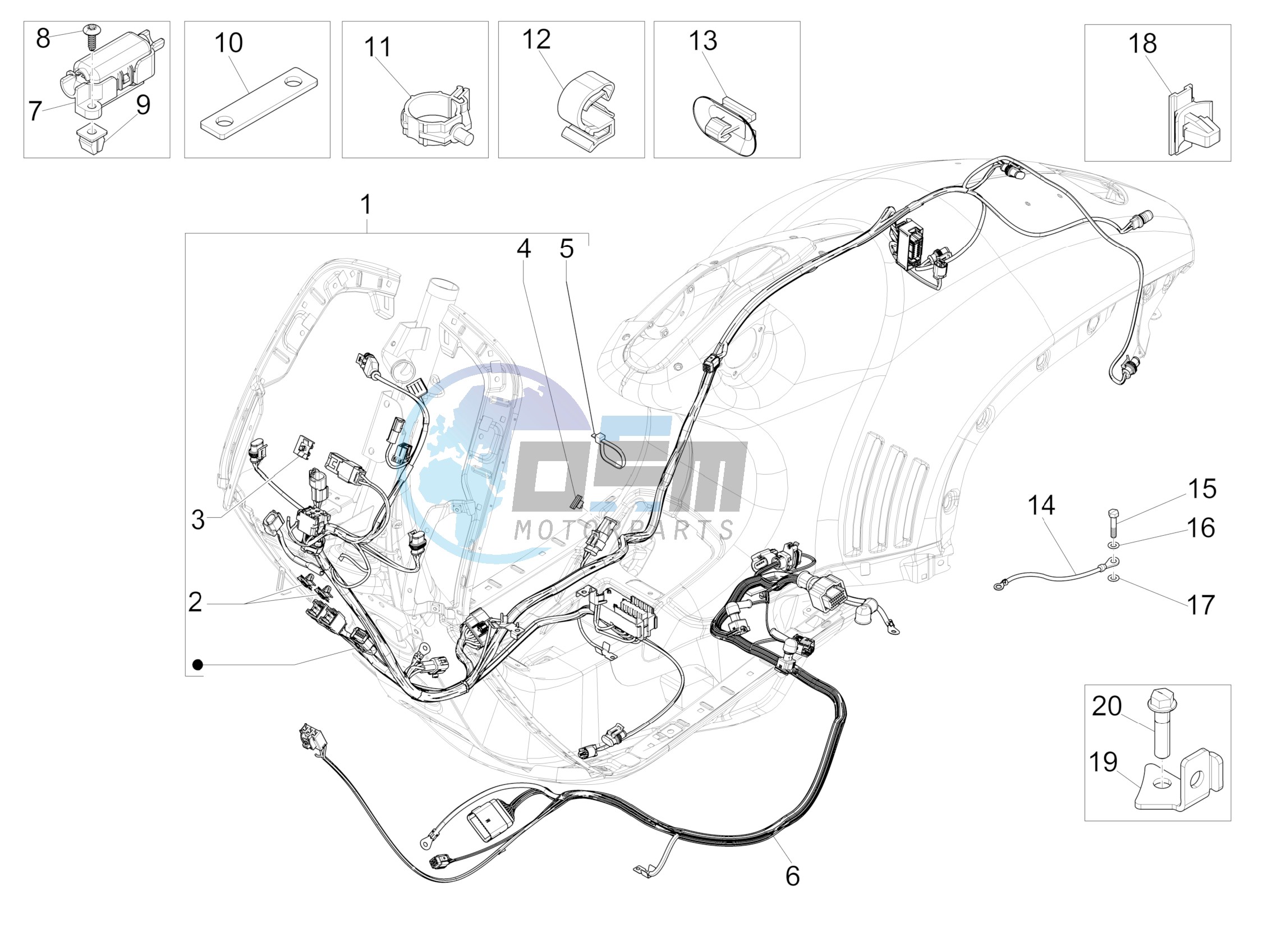 Main cable harness