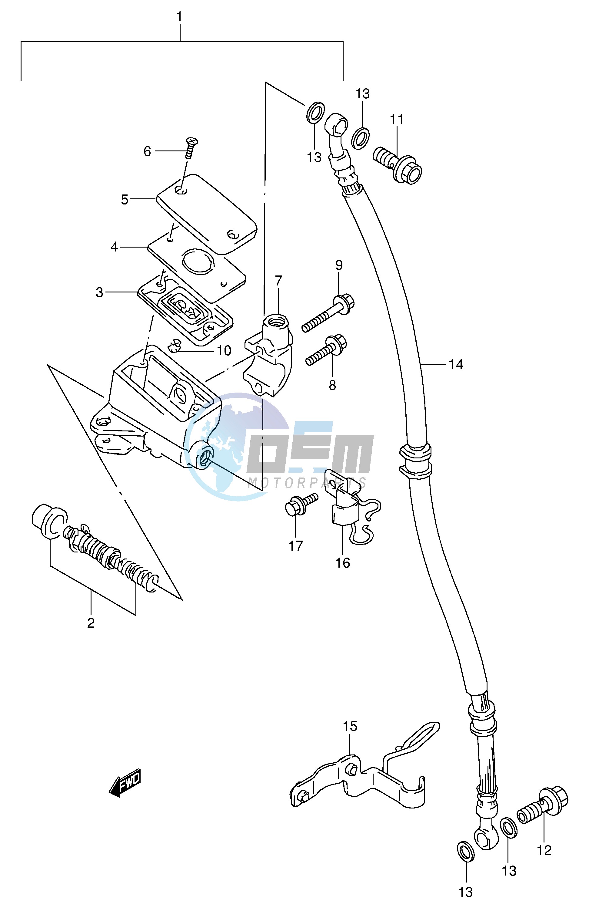 FRONT MASTER CYLINDER