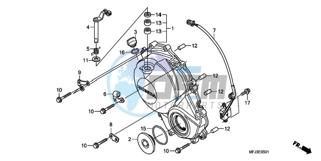 RIGHT CRANKCASE COVER (CBR600RR9,A/RA9,A)