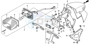 SRX50 drawing TAILLIGHT