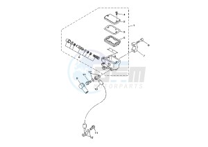 XVS A DRAG STAR CLASSIC 650 drawing FRONT MASTER CYLINDER