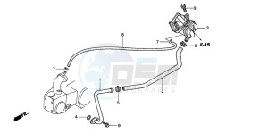 TRX90 FOURTRAX 90 drawing AIR SUCTION VALVE