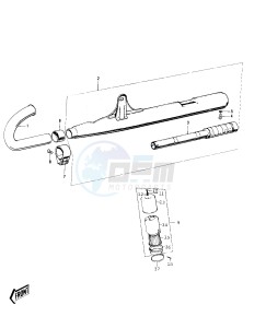 KH 100 B (B7-B8) drawing AIR CLEANER_MUFFLER