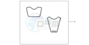 CBR1000RR9 France - (F / MK) drawing RACING STICKERS