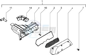 ICE 50 drawing Air Cleaner