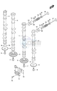 DF 250 drawing Camshaft DF 250S