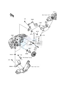 Z800 ABS ZR800BGF FR GB XX (EU ME A(FRICA) drawing Headlight(s)