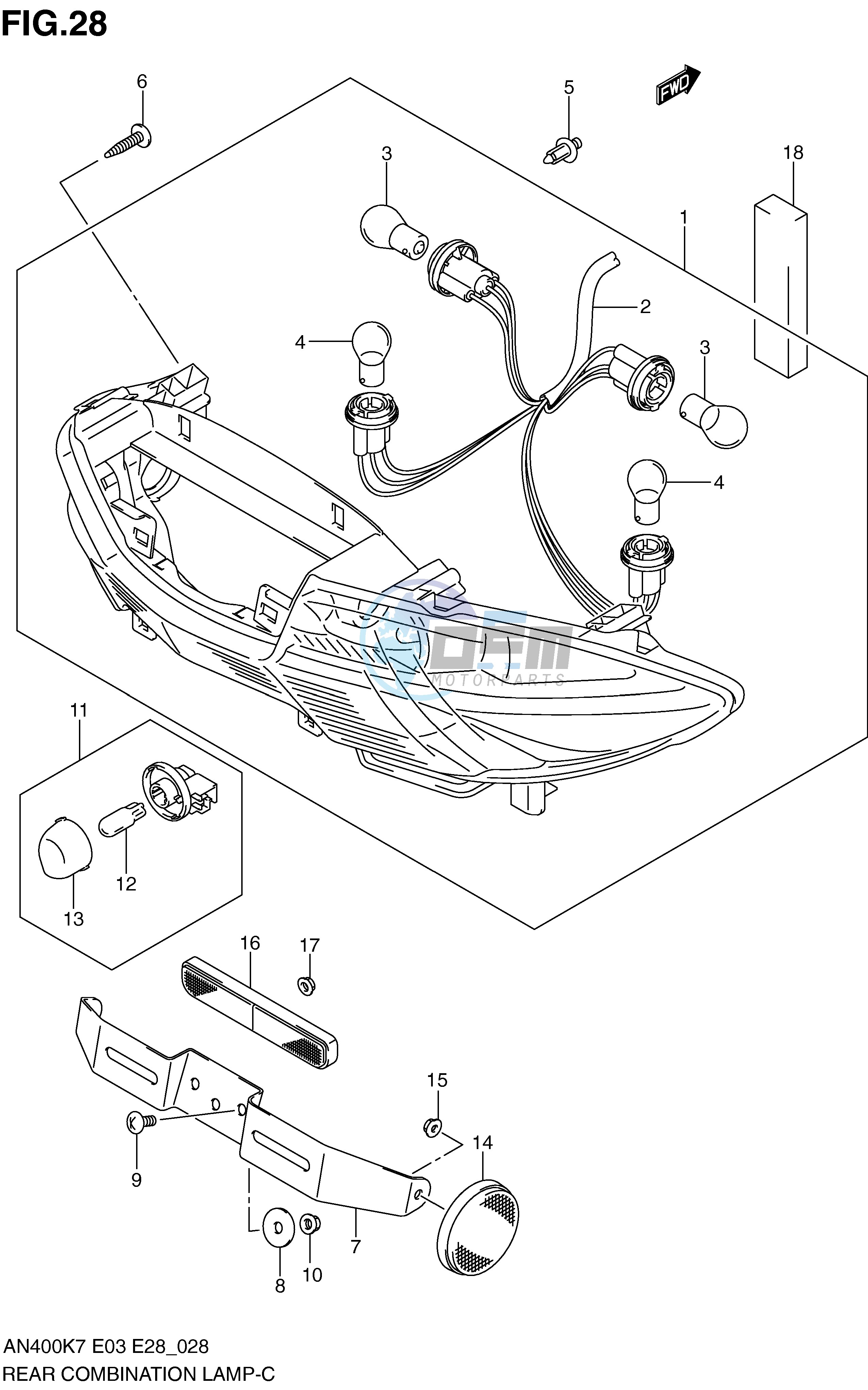 REAR COMBINATION LAMP