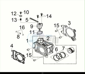 JOYMAX-Z+ 125 (LW12W3-EU) (M2) drawing CYLINDER SET