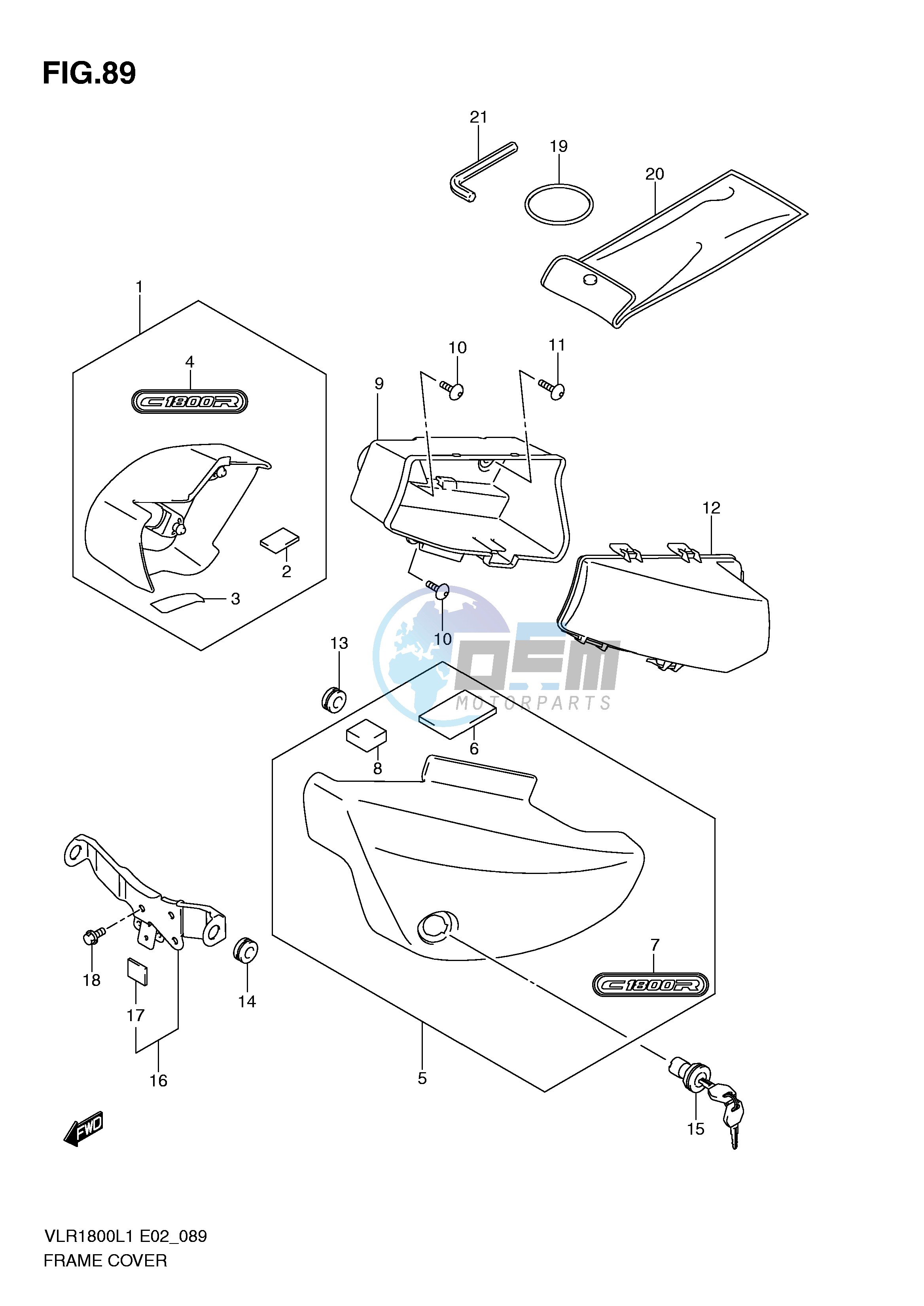 FRAME COVER (VLR1800TL1 E2)