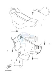 CW50 BOOSTER (2DW2 2DW2) drawing COWLING 1