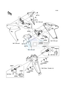 ER-6n ABS ER650B6F GB XX (EU ME A(FRICA) drawing Turn Signals