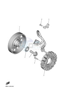 YZF-R6 YZF600 R6 (BN6A) drawing GENERATOR